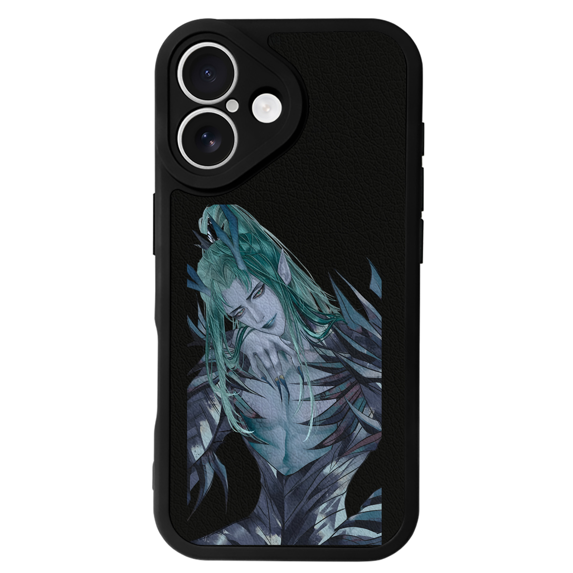 （画像用） Ne Zha 2 ナタ 魔童の大暴れ 【iPhone 16シリーズ対応】シリコンスマホケース（レザー調） 材質：シリコン